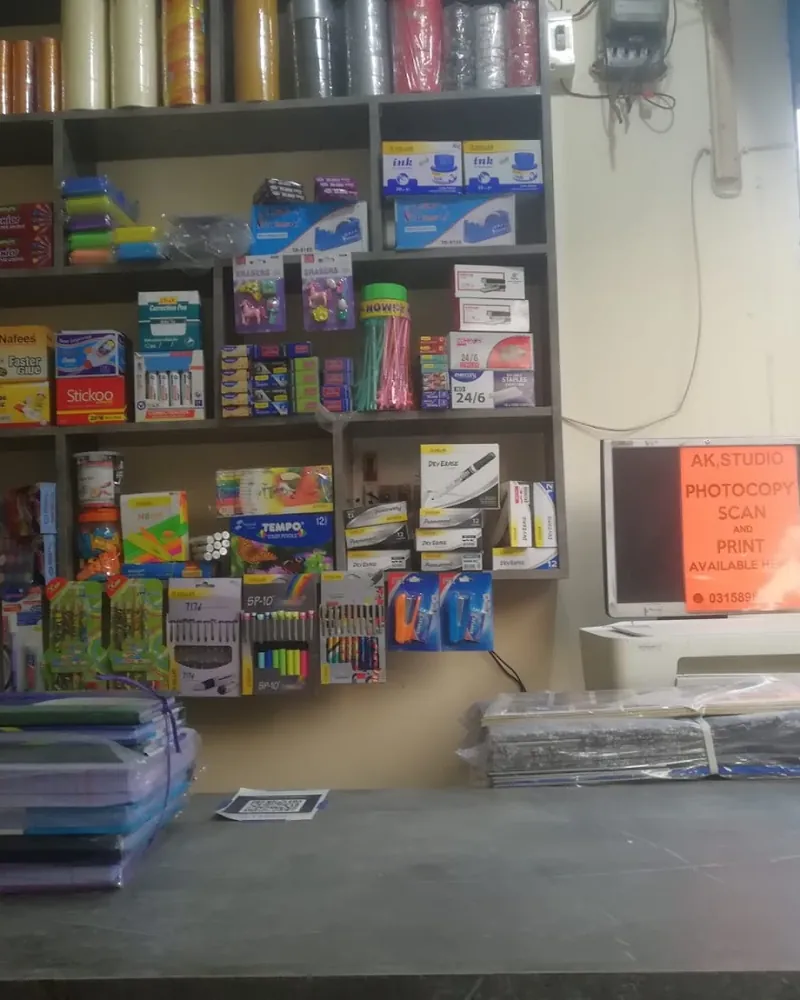 Files, folders and stationery on the shelves
